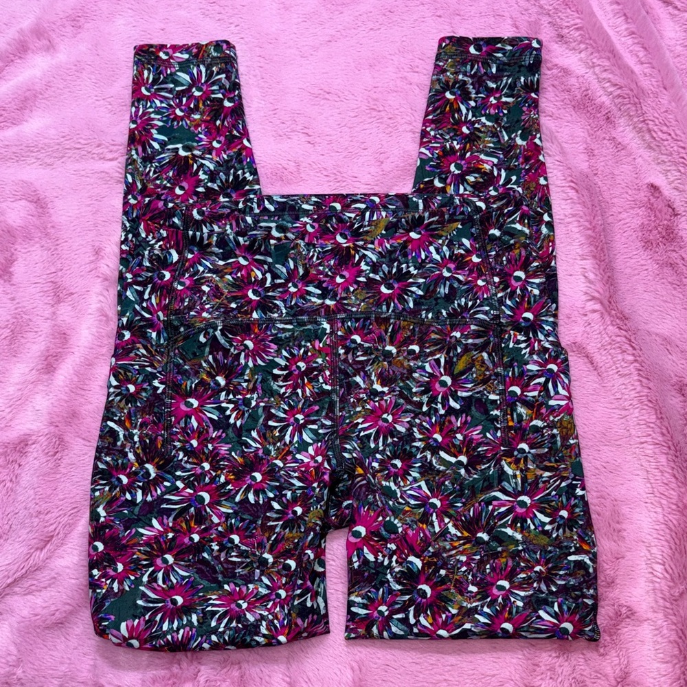 Lululemon Athletica Floral Electric Multi Swift Speed High-Rise Tight 28"
